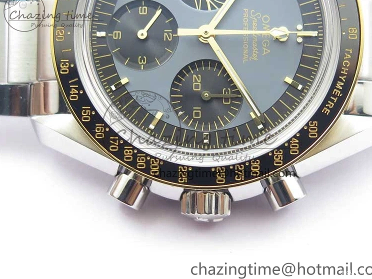 0130 Speedmaster 50th Anniversary of The Moon Landing OMF Best Edition on SS Bracelet Manual Winding Chrono Movement WellDesigned 7891